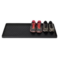 Dot Schoenplaat L, Zwart -Textielwinkel tica copenhagen dot shoe tray black 25