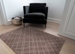 Lines Deurmat Sand / Beige, 130x90 Cm -Textielwinkel tica copenhagen lines deurmat zand beige 32