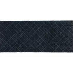 Lines Rug 67x150 Cm, Dark Grey