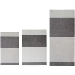Stripes Vloerkleed Steel Grey / Lichtgrijs, 90x130 Cm -Textielwinkel tica copenhagen stripes rug steel grey light grey 7