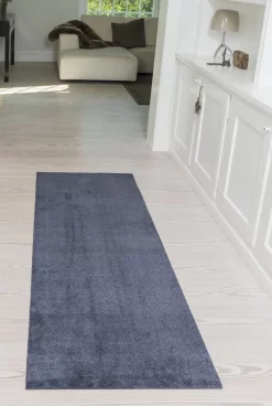 Unicolor Deurmat Grijs, 67x200 Cm -Textielwinkel tica copenhagen unicolor deurmat grijs 32